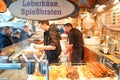 German Food Stall at the Market